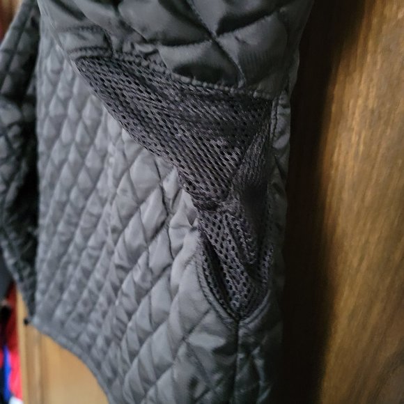 Obermeyer Black Quilted Vented Winter Snow Jacket Size 10 - Picture 5 of 15